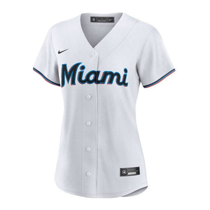 Lionel Messi Miami Marlins Baseball Jersey - Women Stitched - White