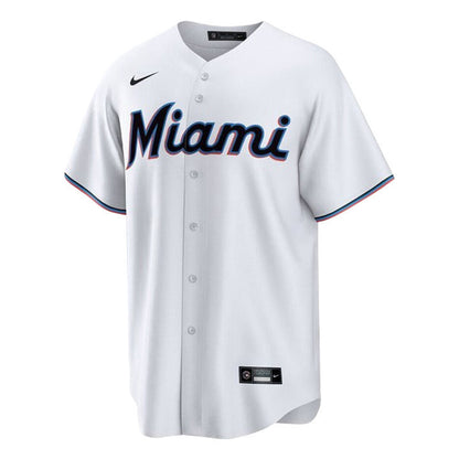 Lionel Messi Miami Marlins Baseball Jersey - Stitched Men Jersey - White
