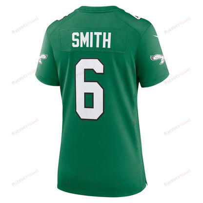 DeVonta Smith 6 Philadelphia Eagles Alternate Game Women Jersey - Kelly Green