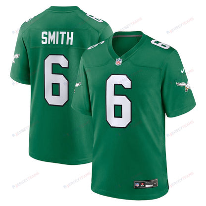 DeVonta Smith 6 Philadelphia Eagles Alternate Game YOUTH Jersey - Kelly Green