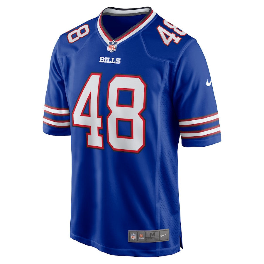 Joel Wilson 48 Buffalo Bills Team Game Men Jersey - Royal