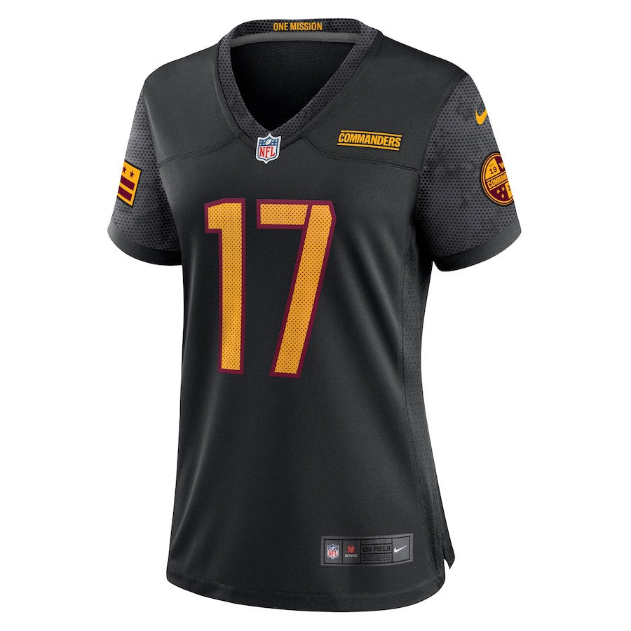 Terry McLaurin 17 Washington Commanders Women's Alternate Game Jersey - Black