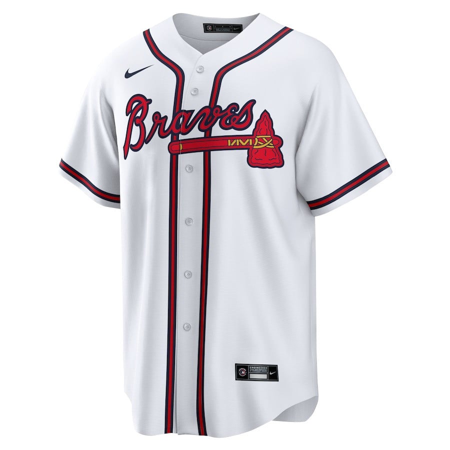 Ronald Acuña Jr. 13 Atlanta Braves Signed MVP 2023 Home Player Men Jersey - White Red