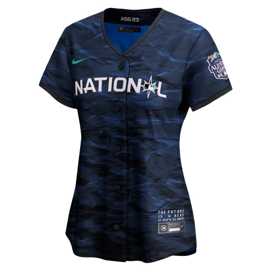 Mookie Betts 50 Los Angeles Dodgers Stadium 2023 All-Star Game Limited Player Women Jersey - Royal