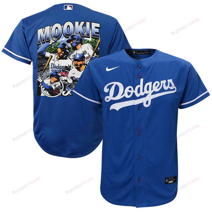 Mookie Betts 50 Los Angeles Dodgers Stadium 2023 Alternate Player YOUTH Jersey - Royal