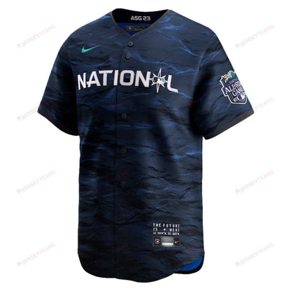 Mookie Betts 50 Los Angeles Dodgers Posture 2023 All-Star Game Limited Player Men Jersey - Royal