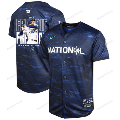 Freddie Freeman 5 Los Angeles Dodgers Signed Home Run 2023 All-Star Game Limited Player YOUTH Jersey - Royal