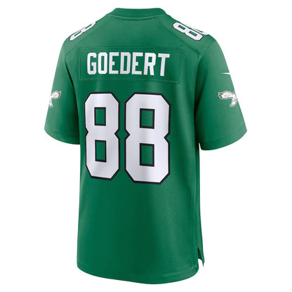 Dallas Goedert 88 Philadelphia Eagles Alternate Game Men Jersey - Kelly Green