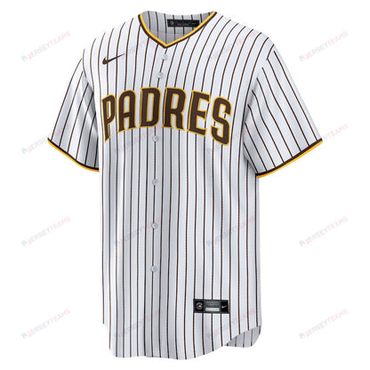 Juan Soto 22 San Diego Padres Signed Posture 2023 Home Player Men Jersey - White