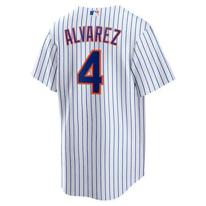 Francisco Alvarez 4 New York Mets Men Jersey - White