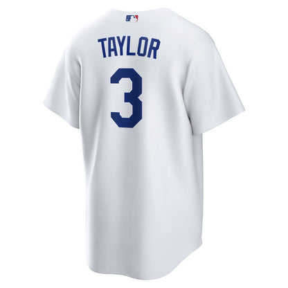 Chris Taylor 3 Los Angeles Dodgers Men Jersey - White
