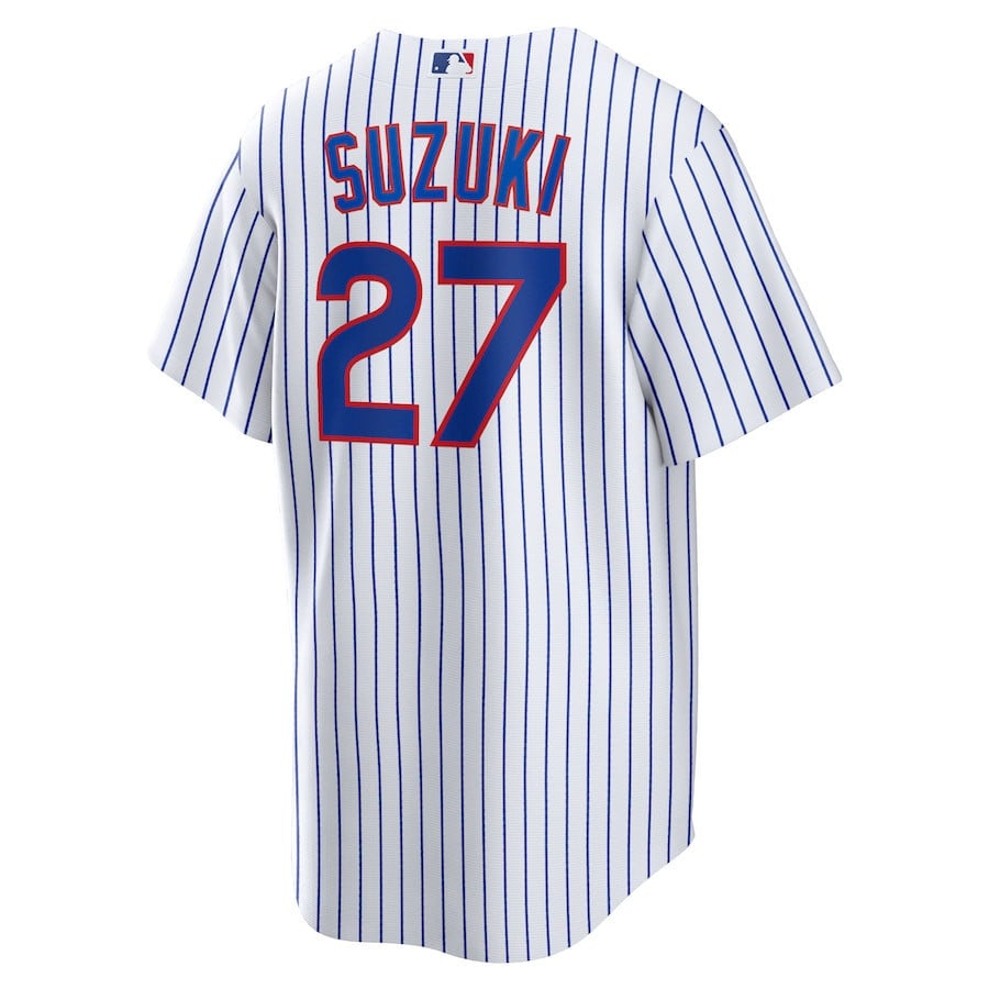 Seiya Suzuki 27 Chicago Cubs Home Men Jersey - White