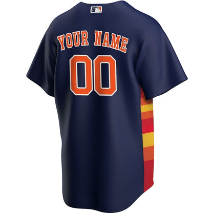 Houston Astros Alternate Custom Men Jersey - Navy