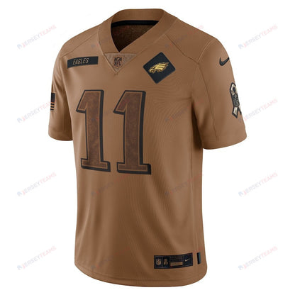 A.J. Brown 11 Philadelphia Eagles 2023 Salute To Service Limited Jersey - Brown