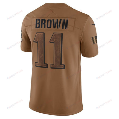 A.J. Brown 11 Philadelphia Eagles 2023 Salute To Service Limited Jersey - Brown