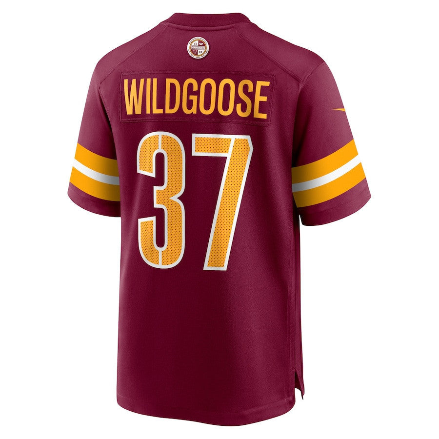 Rachad Wildgoose 37 Washington Commanders Men Game Jersey - Burgundy