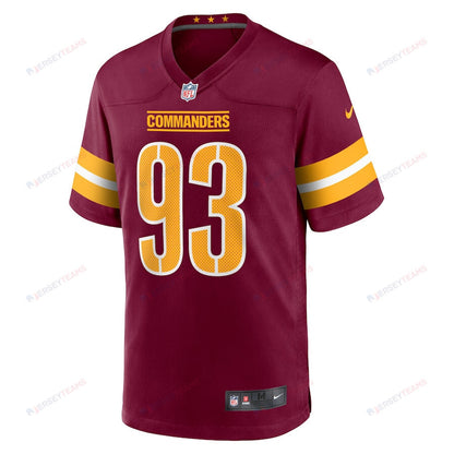 Jonathan Allen 93 Washington Commanders Game YOUTH Jersey - Burgundy