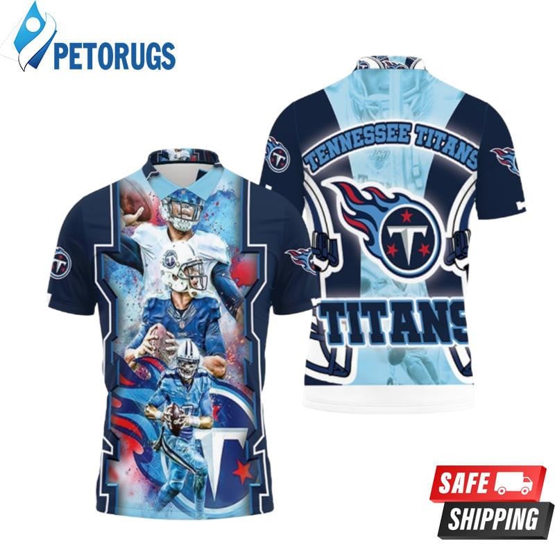 Tennessee Titans Super Bowl 2021 Afc South Division Champions Printed Polo Shirt