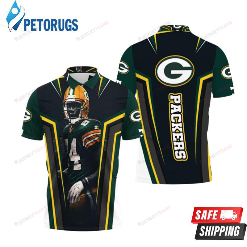 Sterling Sharpe 24 Green Bay Packers Printed Polo Shirt