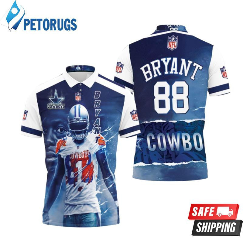 Dez Bryant 88 Dallas Cowboys Printed Polo Shirt