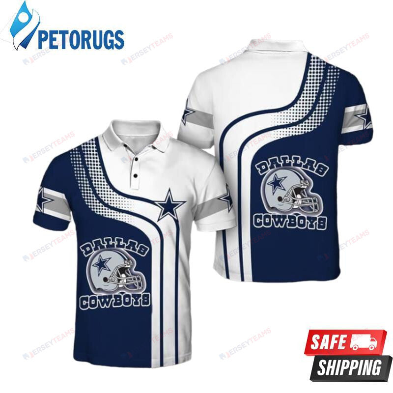 Dallas Cowboys Dak Prescott 4 Player Legend Printed Polo Shirt