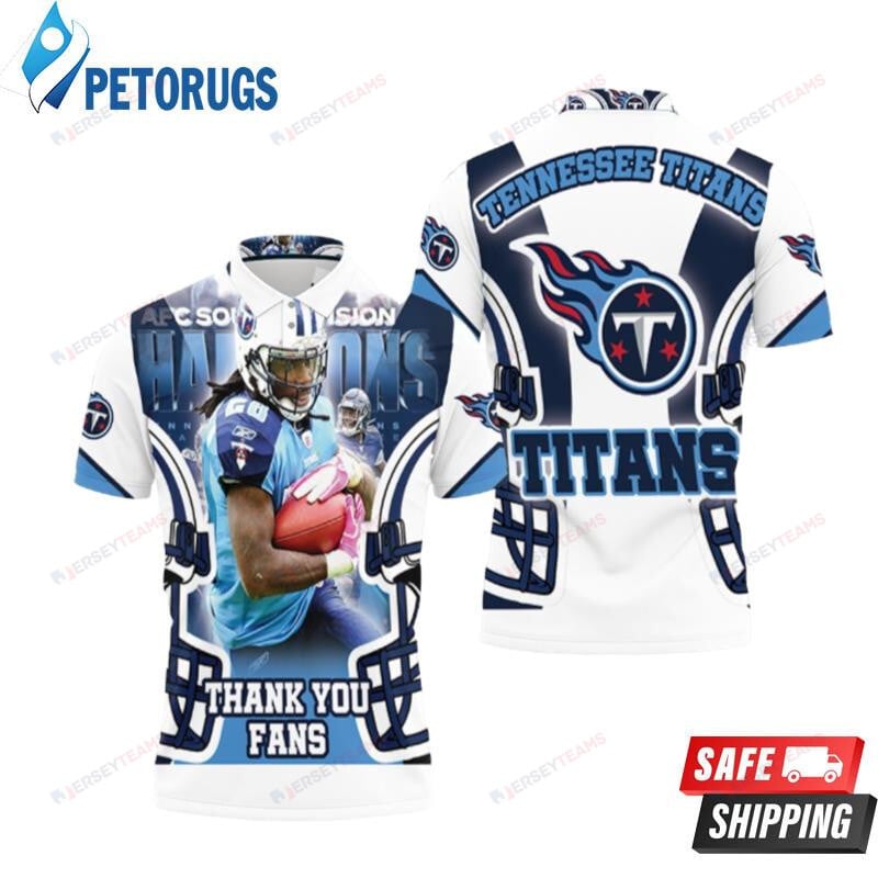 Chris Johnson #28 Tennessee Titans Afc South Division Champions Super Bowl 2021 Printed Polo Shirt