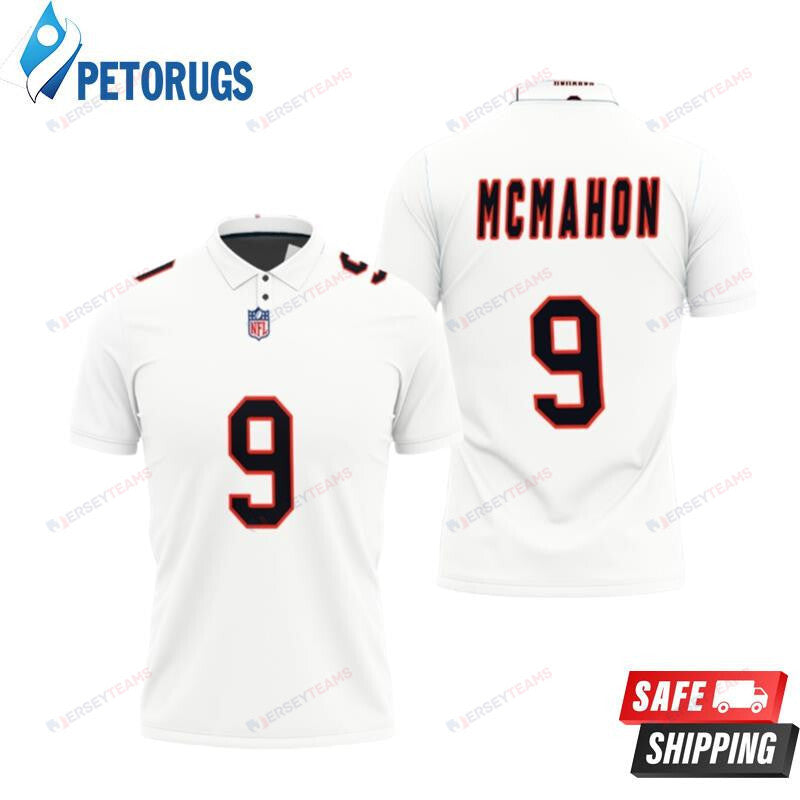 Chicago Bears Jim Mcmahon #9 Great Player American Football Team Printed Polo Shirt