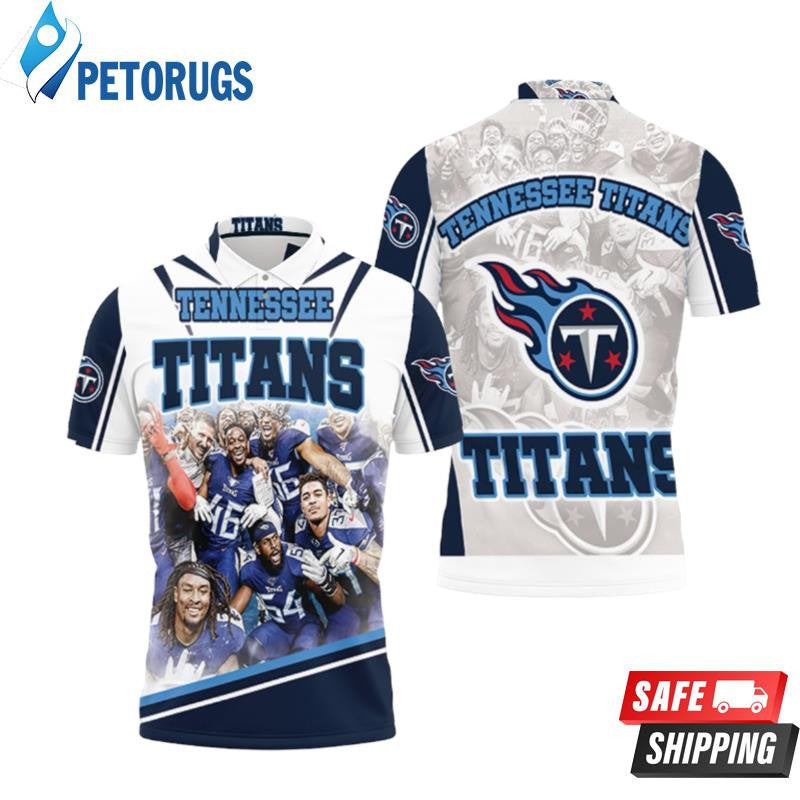Afc South Division Super Bowl 2021 Tennessee Titans Printed Polo Shirt