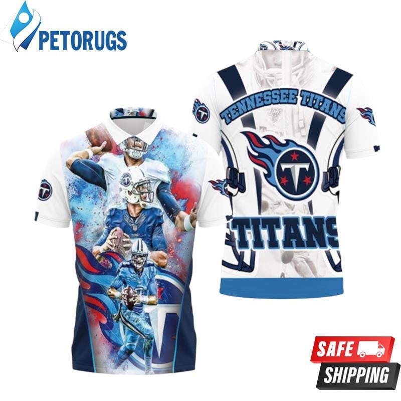 Afc South Division Champions Tennessee Titans Super Bowl 2021 Printed Polo Shirt