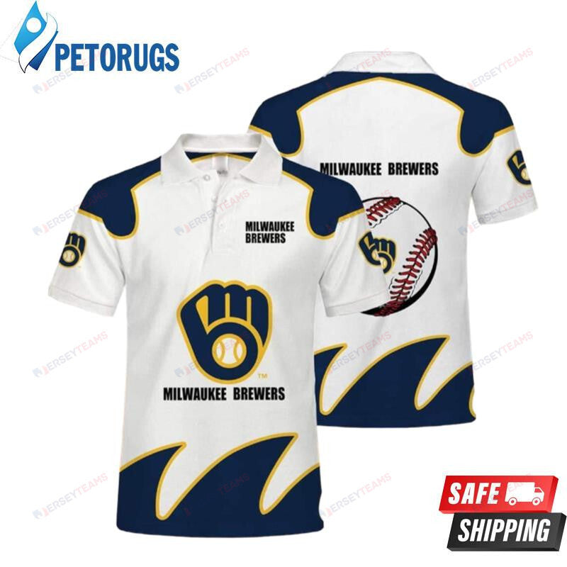 Milwaukee Brewers Limited Edition Eachstep Printed Polo Shirt