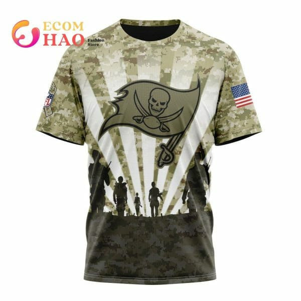 Tampa Bay Buccaneers Custom Name Number T-shirt - Camo