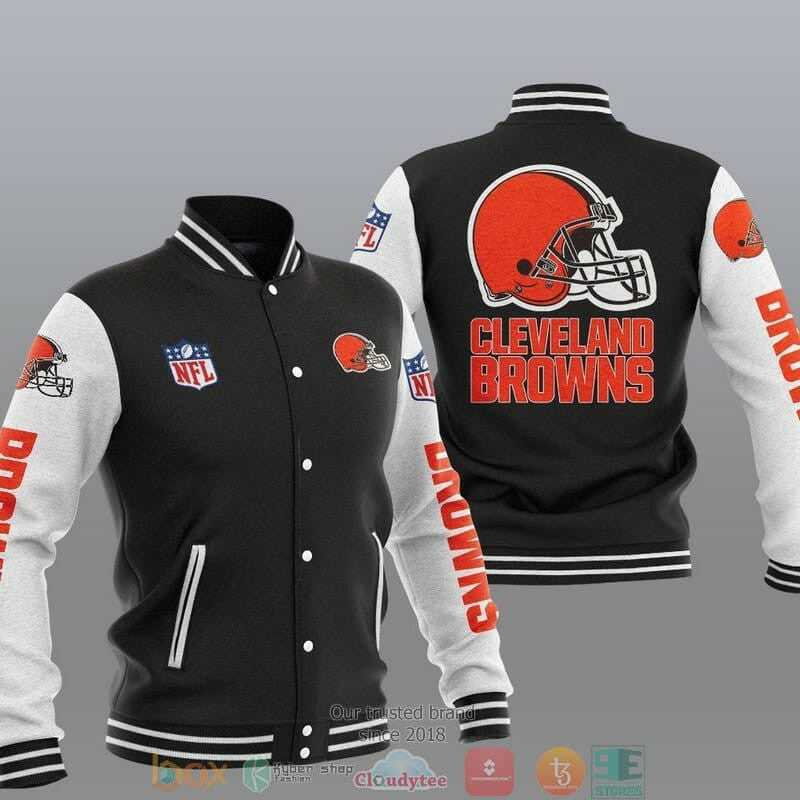 Cleveland Browns - AOP Varsity Jacket - All-Over-Printed Jacket