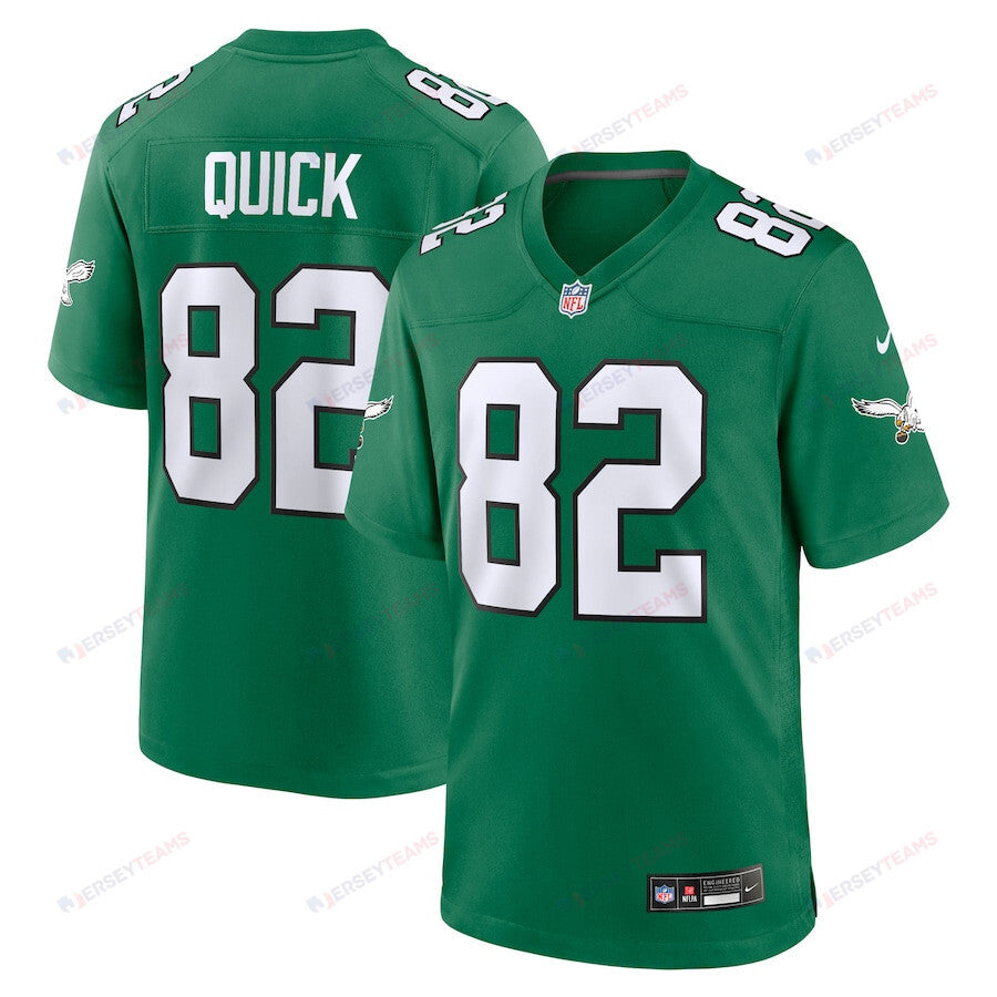 Mike Quick 82 Philadelphia Eagles Alternate Game Men Jersey - Kelly Green