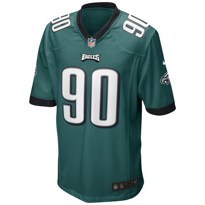 Mike Golic 90 Philadelphia Eagles Game Retired Player Men Jersey - Midnight Green