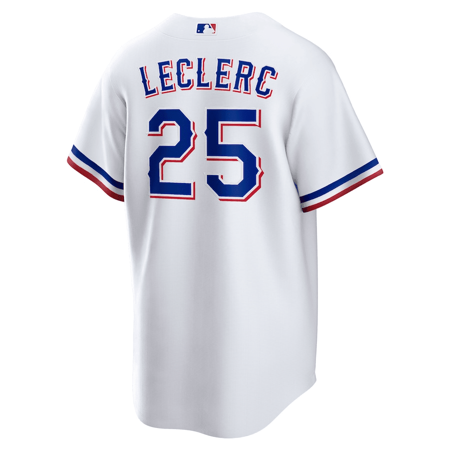 José Leclerc 25 Texas Rangers 2023 World Series Stitched Baseball Jersey - White