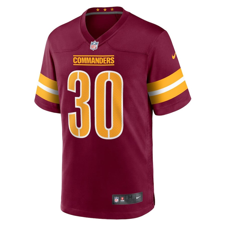 Troy Apke 30 Washington Commanders Men Game Jersey - Burgundy
