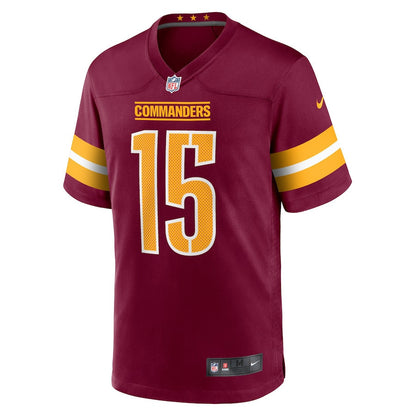 Dax Milne 15 Washington Commanders Men Game Jersey - Burgundy