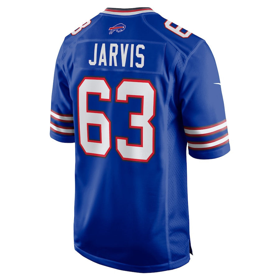 Kevin Jarvis 63 Buffalo Bills Men Team Game Jersey - Royal