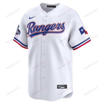 Jonah Heim 28 Texas Rangers Home 2023 World Series Champions Limited Men Jersey - White