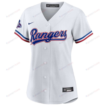 Marcus Semien 2 Texas Rangers Home 2023 World Series Champions Women Jersey - White