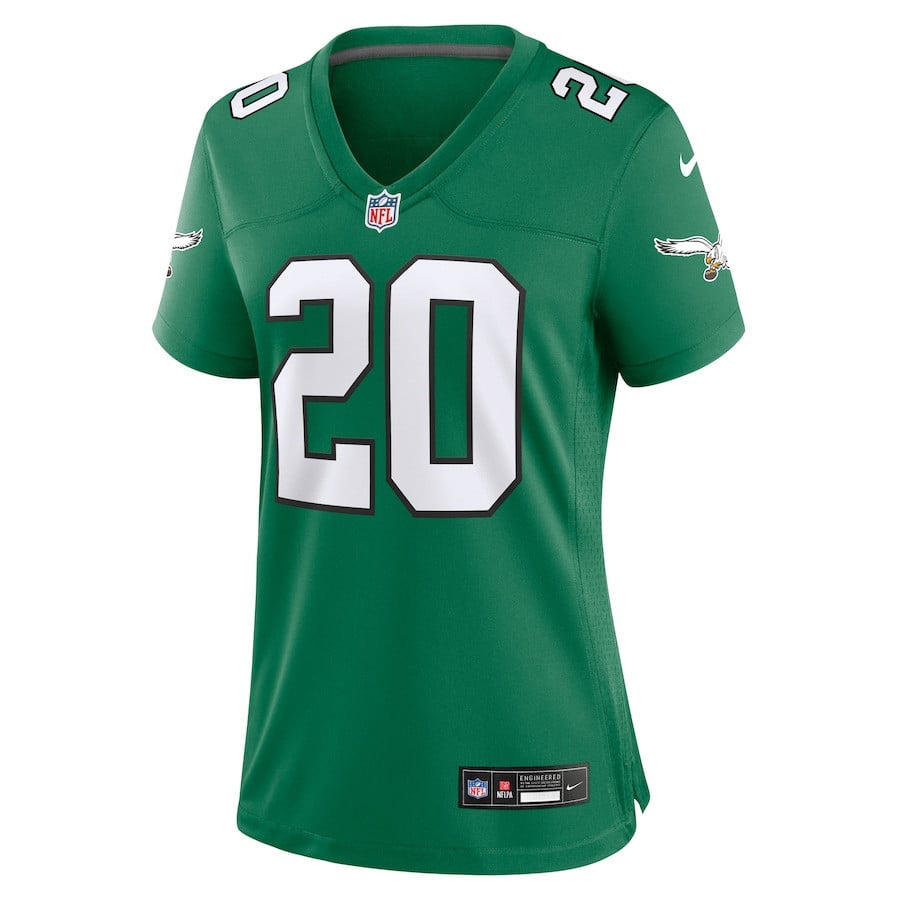 Brian Dawkins 20 Philadelphia Eagles Women Alternate Game Jersey - Kelly Green