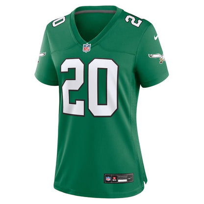Brian Dawkins 20 Philadelphia Eagles Women Alternate Game Jersey - Kelly Green