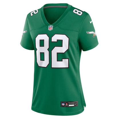 Mike Quick 82 Philadelphia Eagles Women Alternate Game Jersey - Kelly Green