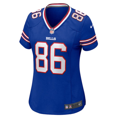Dalton Kincaid 86 Buffalo Bills Women Team Game Jersey - Royal