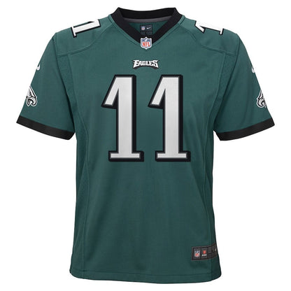 A.J. Brown 11 Philadelphia Eagles YOUTH Game Jersey - Green