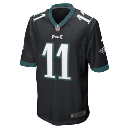 A.J. Brown 11 Philadelphia Eagles Men Game Jersey - Black