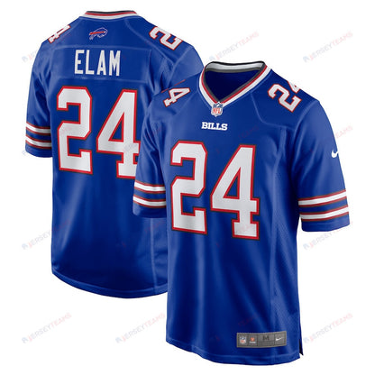 Kaiir Elam 24 Buffalo Bills Men Game Jersey - Royal
