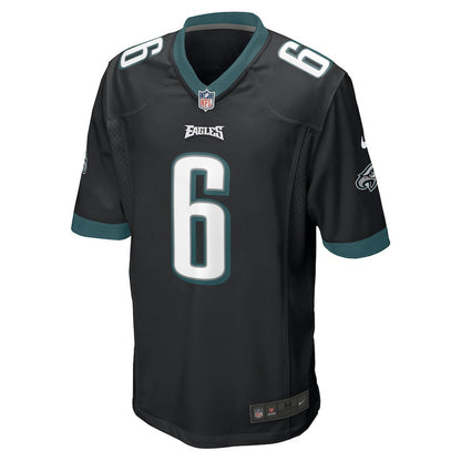 DeVonta Smith 6 Philadelphia Eagles Men Game Jersey - Black