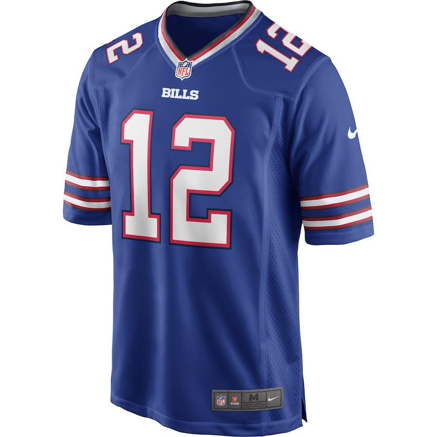 Joe Ferguson 12 Buffalo Bills Men Game Retired Jersey - Royal