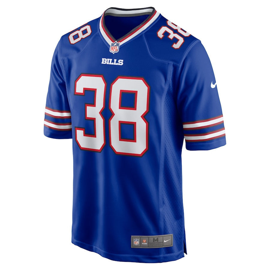 Tre Norwood 38 Buffalo Bills Team Game Jersey - Royal